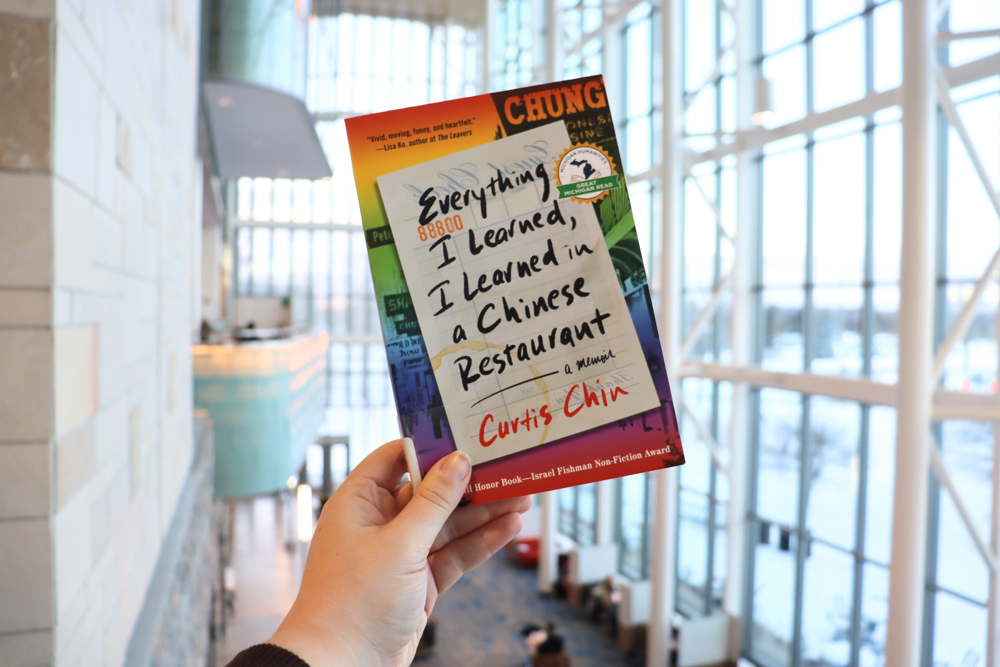 Everything I Learned, I Learned at a Chinese Restaurant is this year&#8217;s selection for the Great Michigan Read!